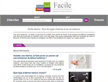 Tablet Screenshot of facile-alarme.com